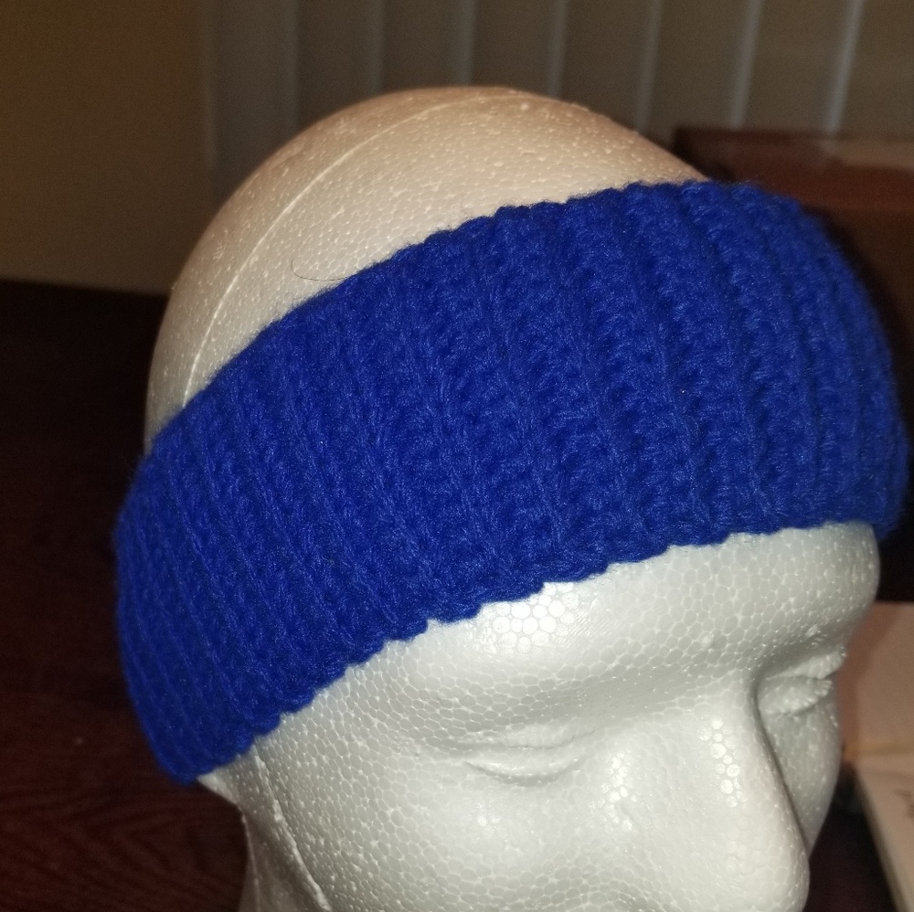Handmade blue headband